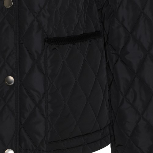 BLACK SAND CHECK DORSET DOWN JACKET