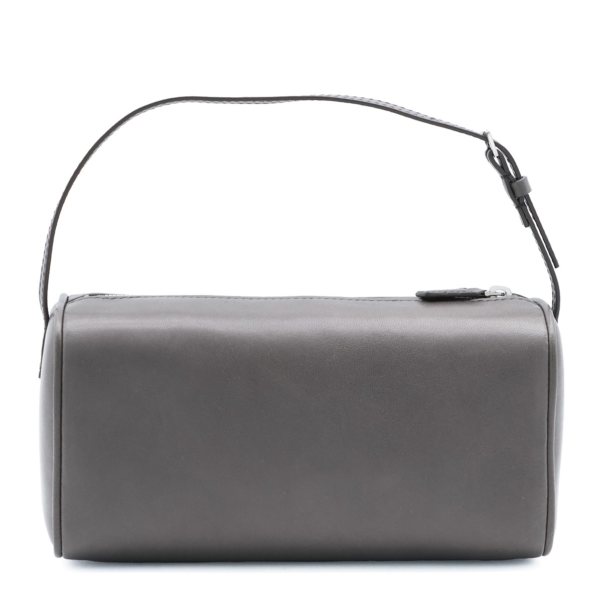GREY LEATHER 90'S TOP HANDLE BAG