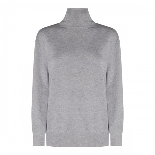 GREY CASHMERE KNITWEAR