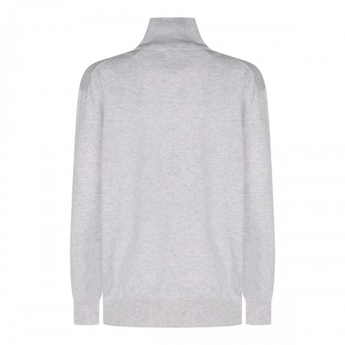 GREY CASHMERE KNITWEAR