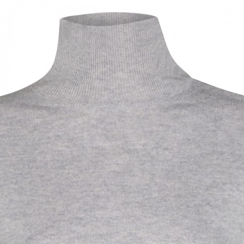 GREY CASHMERE KNITWEAR