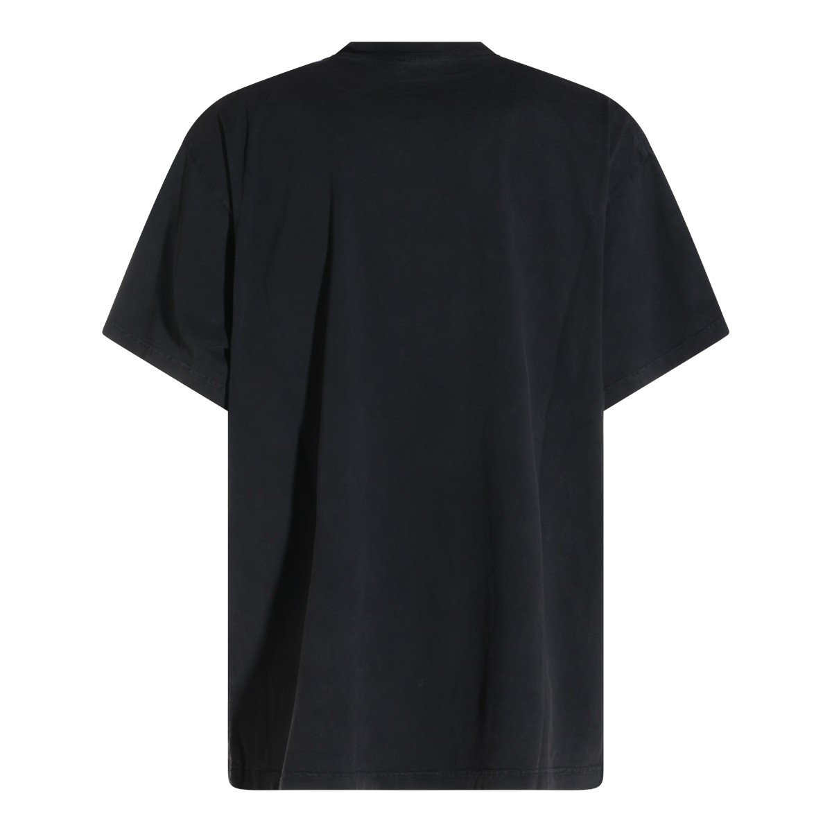BLACK COTTON T-SHIRT