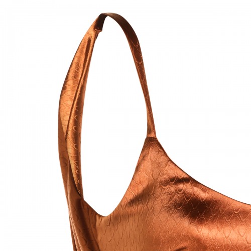 SIGAR BRONZE LONG DRESS