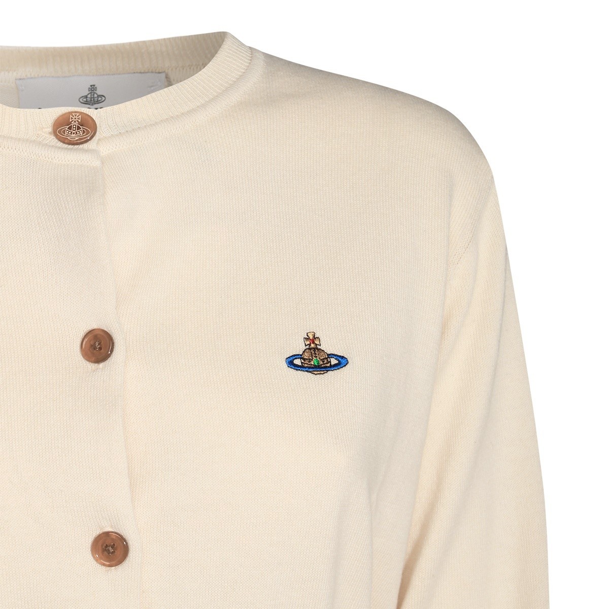 WHITE COTTON AND CASHMERE BLEND...