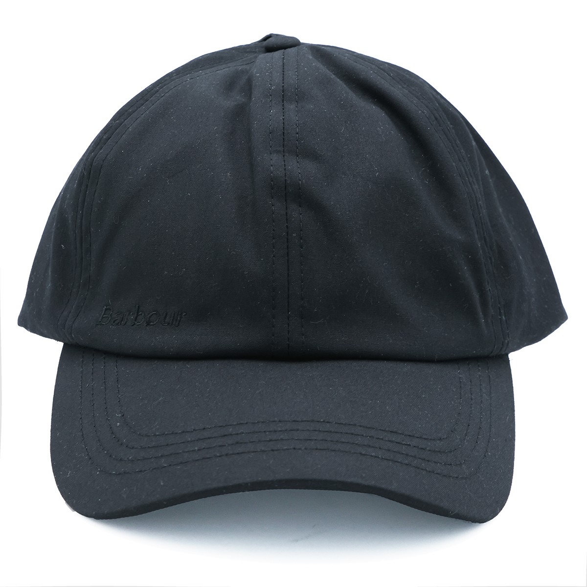 BLACK COTTON WAX BASEBALL CAP