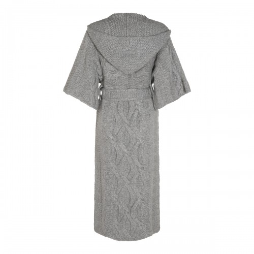 GREY CASHMERE SELF TIE... 2