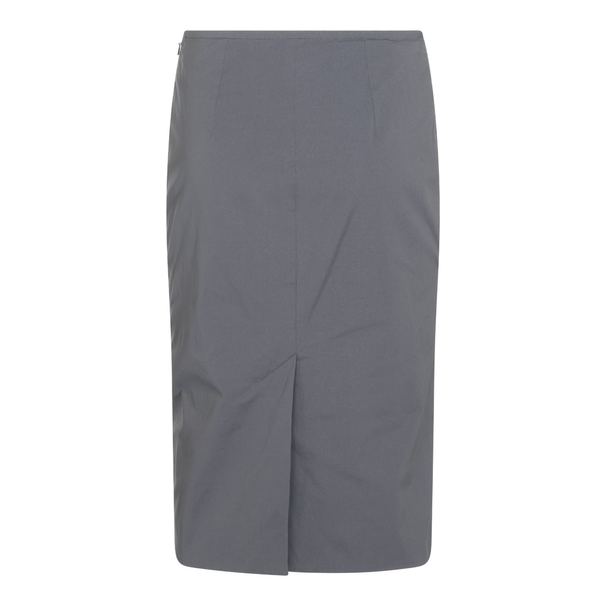 GREY COTTON SKIRT