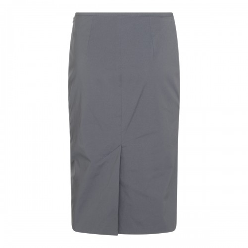 GREY COTTON SKIRT