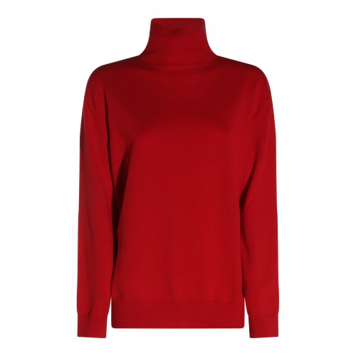 RED CASHMERE KNITWEAR