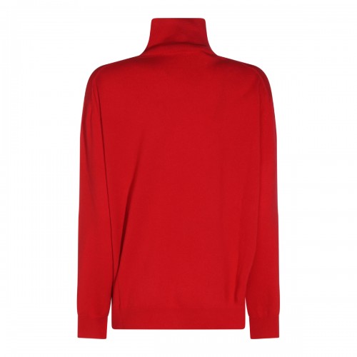 RED CASHMERE KNITWEAR