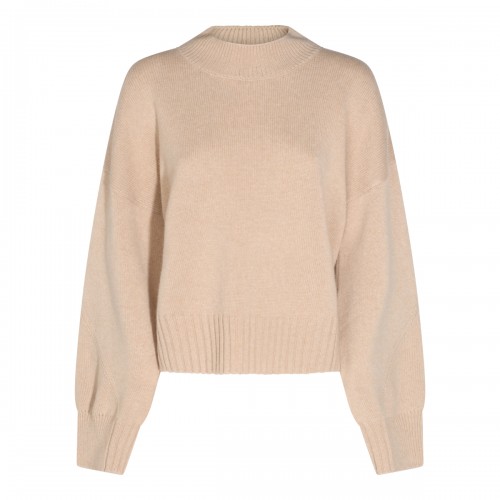 LIGHT SAND CASHMERE JUMPER