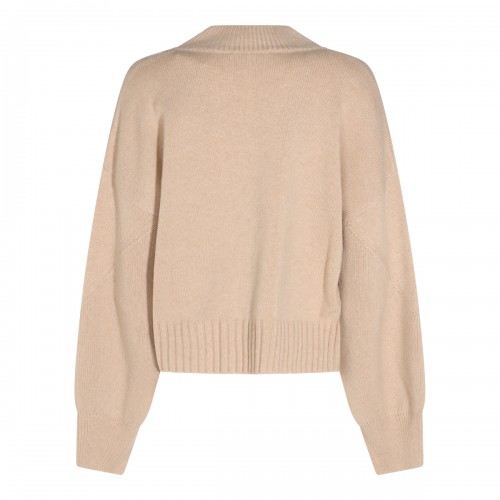 LIGHT SAND CASHMERE JUMPER 2