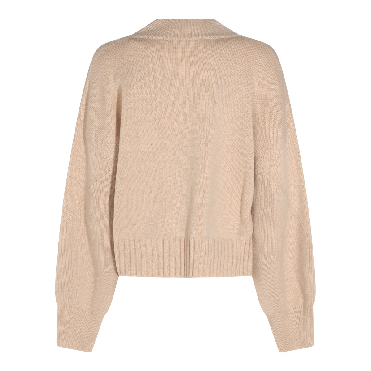 LIGHT SAND CASHMERE JUMPER