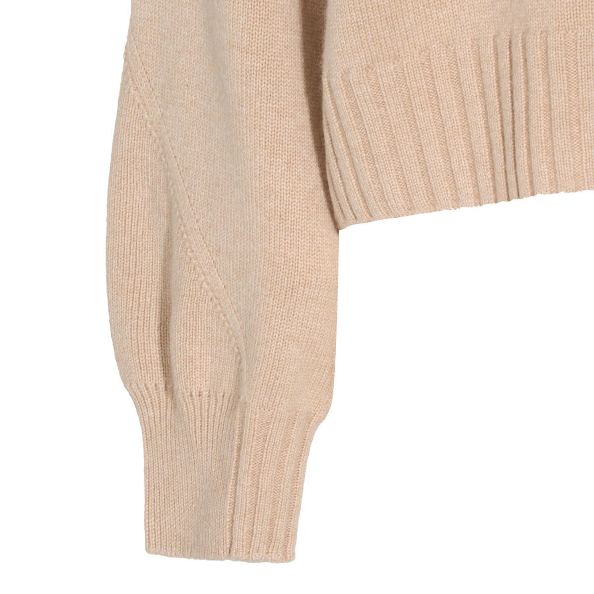 LIGHT SAND CASHMERE JUMPER
