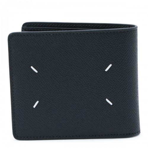 BLACK LEATHER WALLET