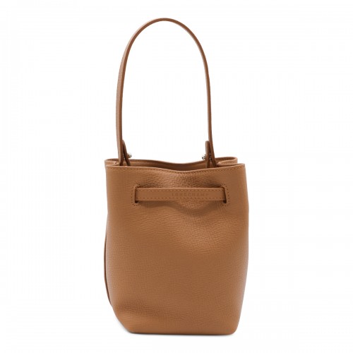 CARAMEL LEATHER LE SMART FLOW SATCHEL