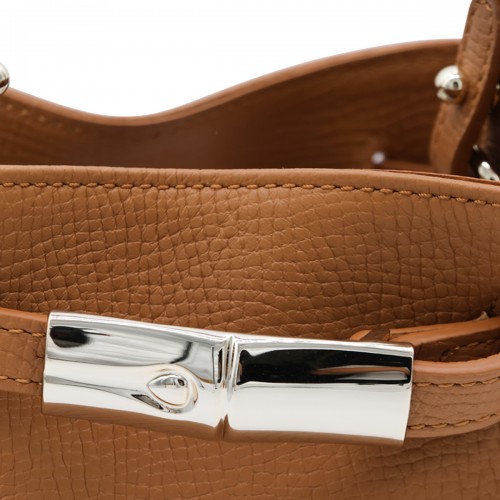 CARAMEL LEATHER LE SMART FLOW SATCHEL
