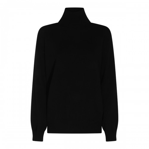 BLACK CASHMERE KNITWEAR