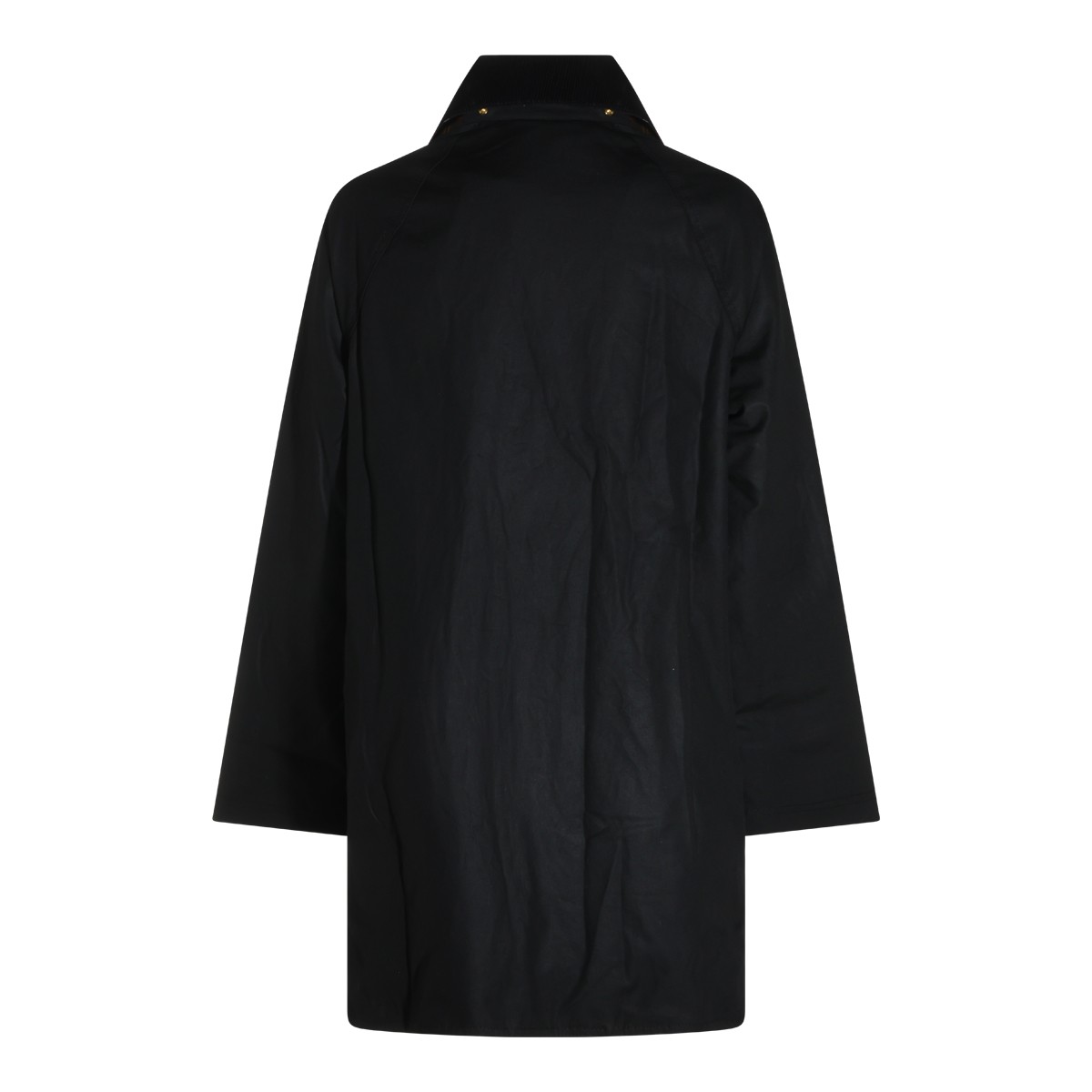 BLACK BEAUFORT WAX CASUAL JACKET
