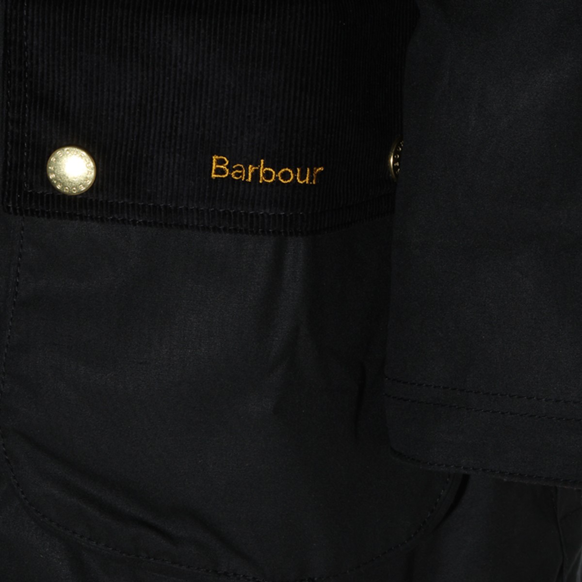 BLACK BEAUFORT WAX CASUAL JACKET