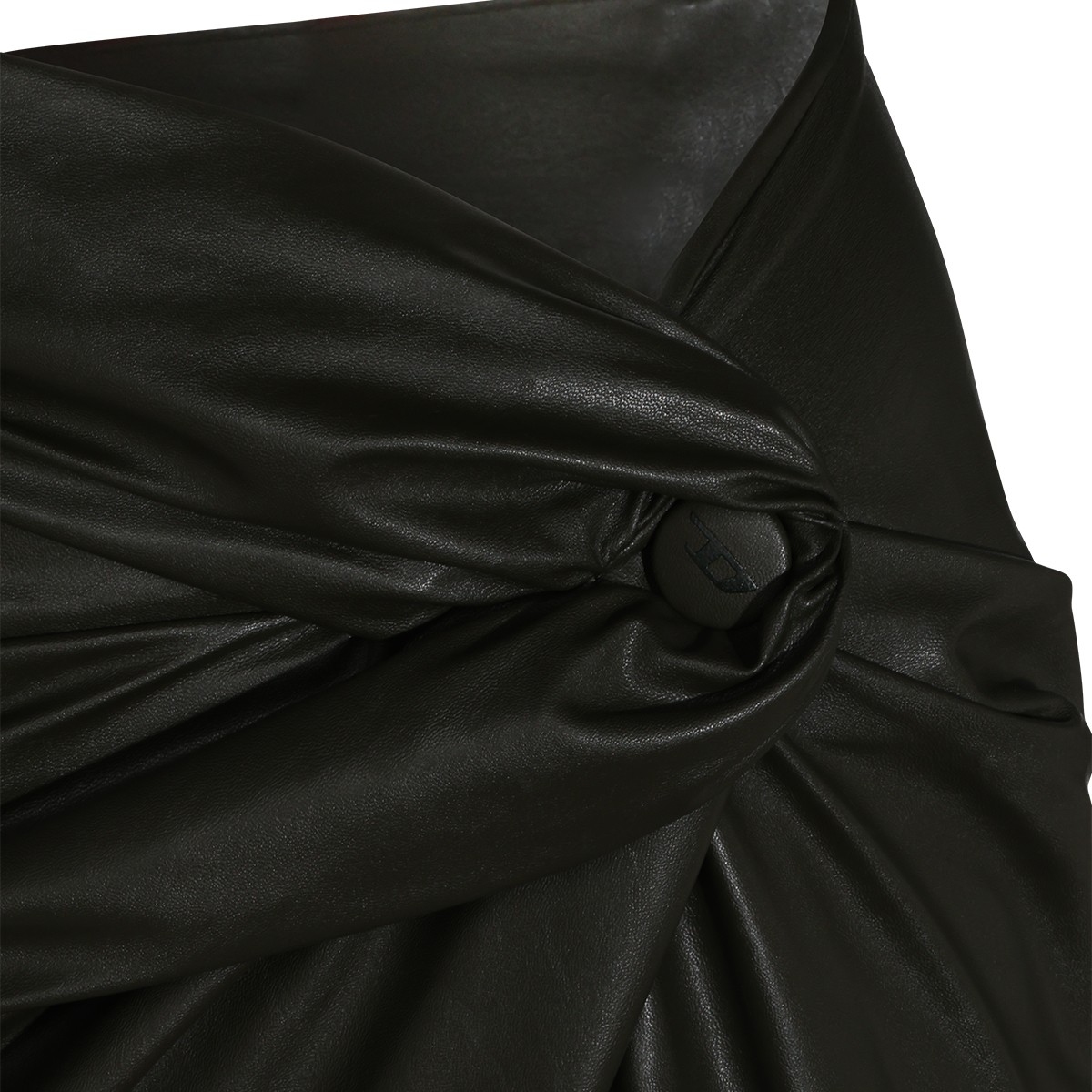BLACK STRETCH PENCIL SKIRT