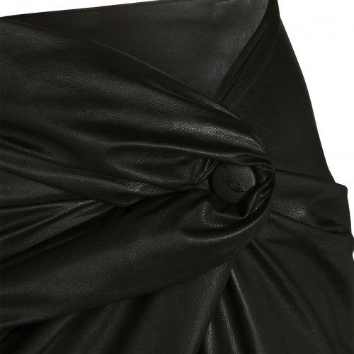 BLACK STRETCH PENCIL SKIRT