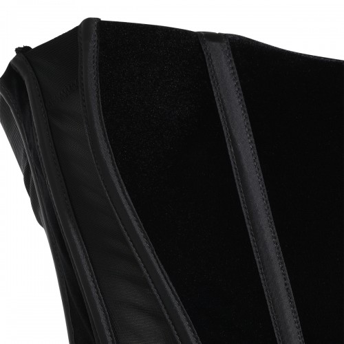 BLACK STRETCH MINI DRESS