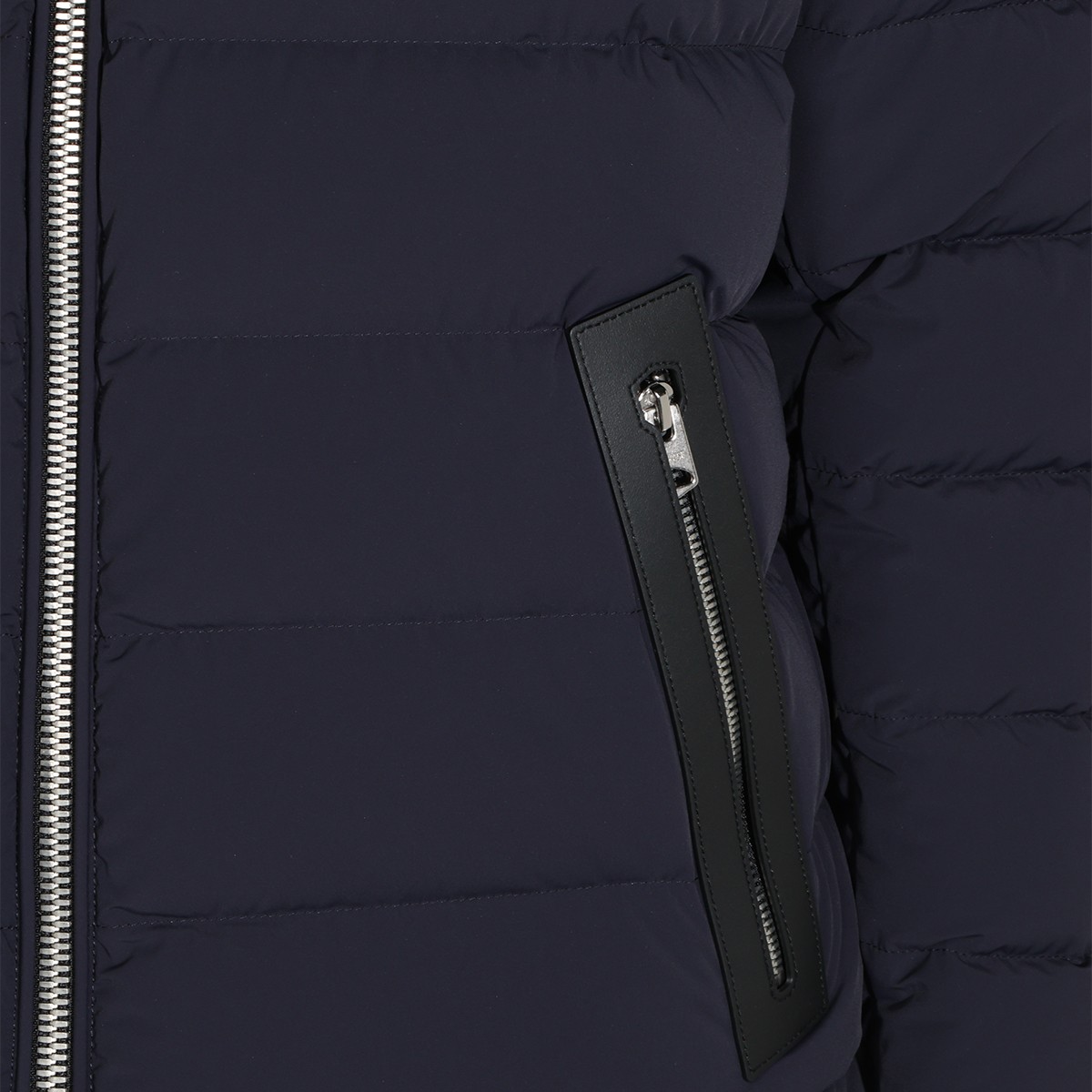 NAVY PUFFER DOWN JACKET