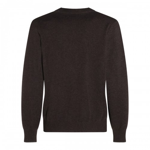BROWN CASHMERE KNITWEAR