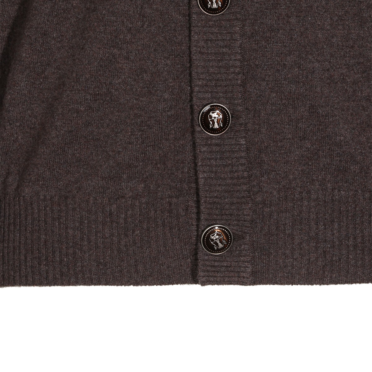 BROWN CASHMERE KNITWEAR