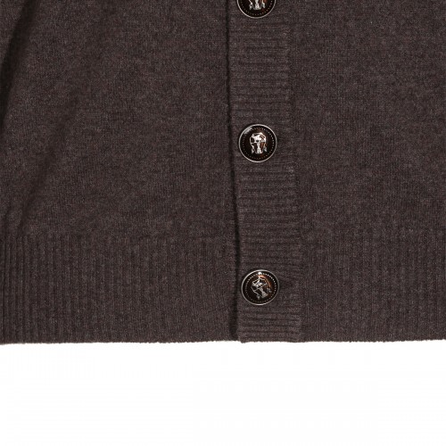 BROWN CASHMERE KNITWEAR