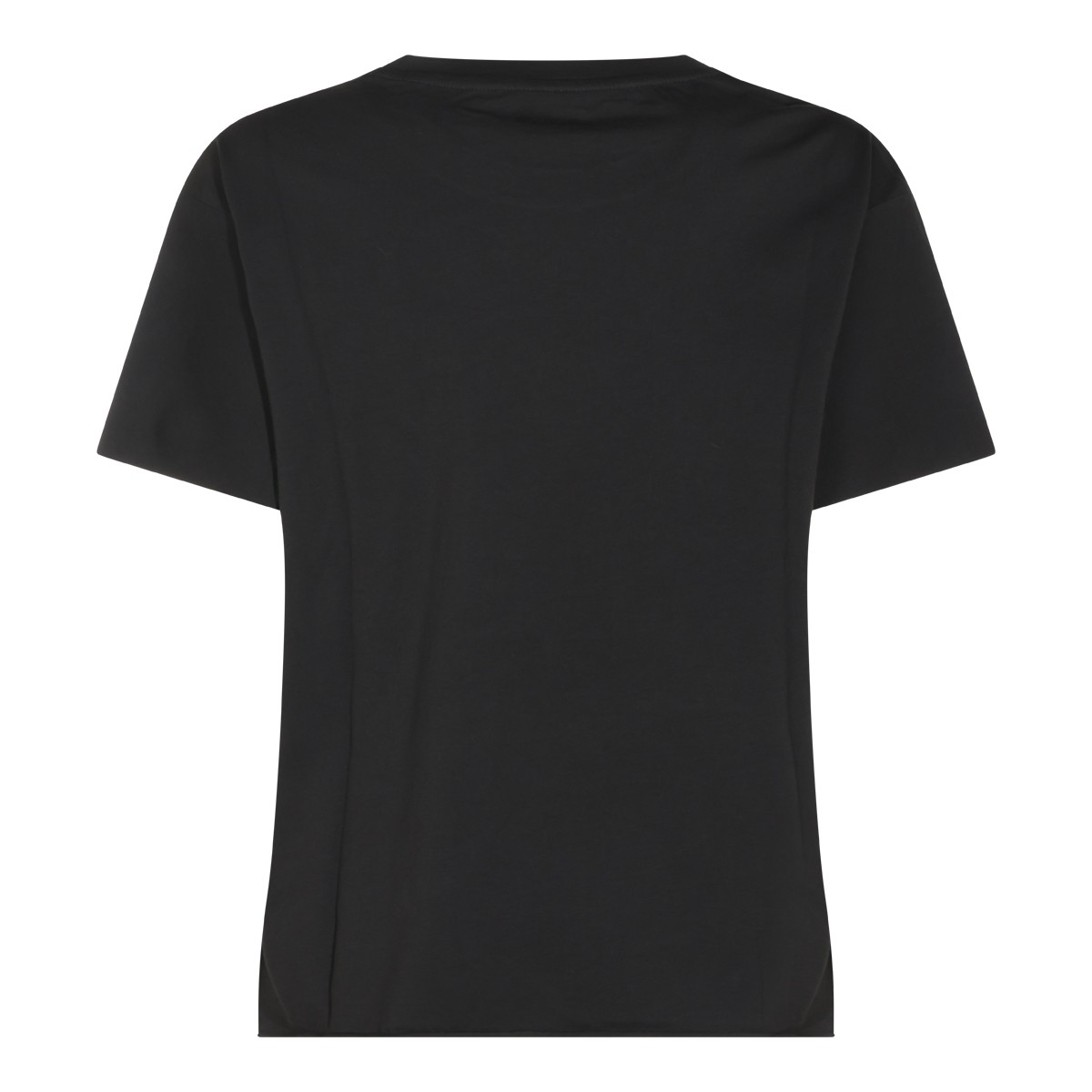 BLACK COTTON T-SHIRT