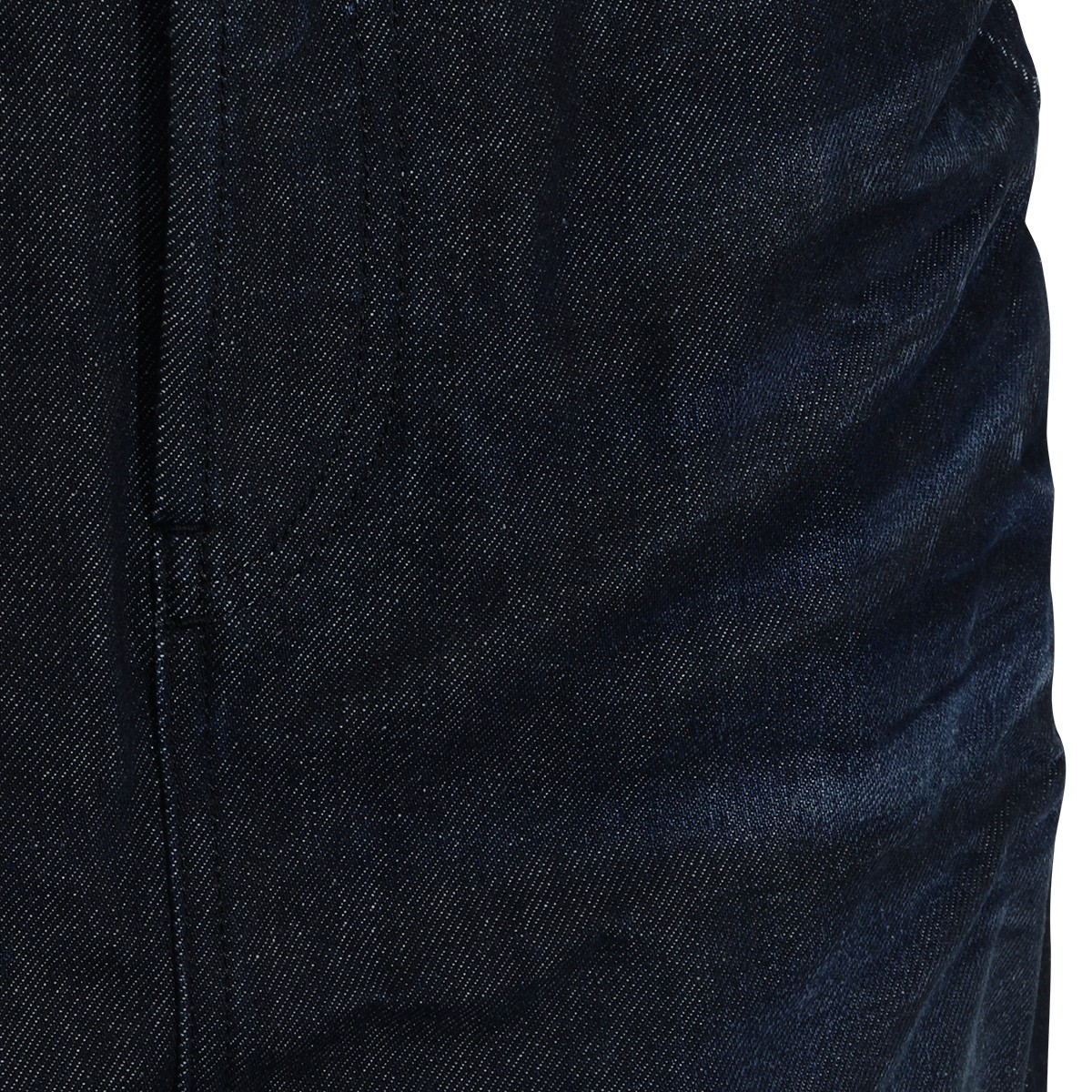 BLUE DENIM LONGUETTE SKIRT