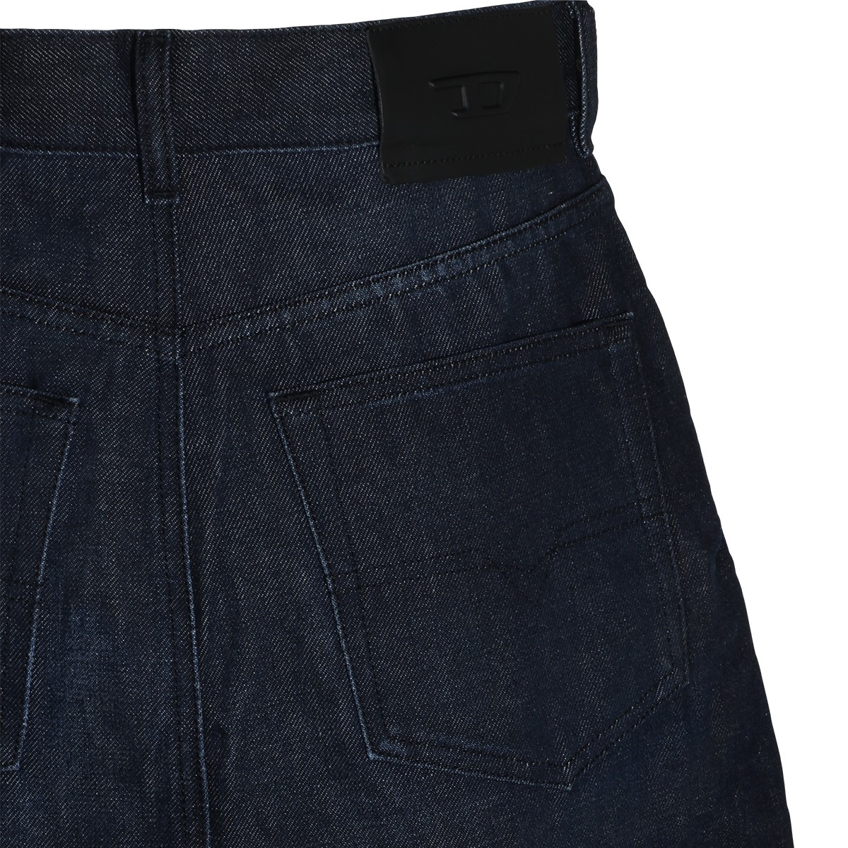 BLUE DENIM LONGUETTE SKIRT
