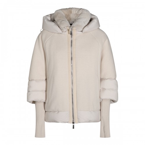 CREAM PUFFER MEDEA DOWN JACKET
