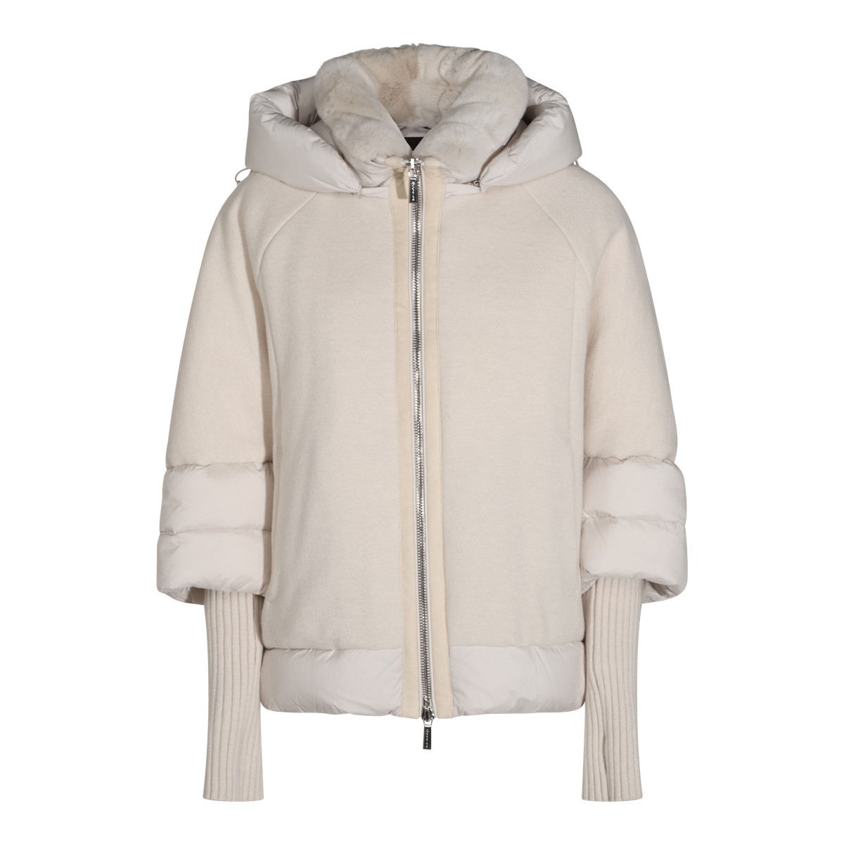 CREAM PUFFER MEDEA DOWN JACKET