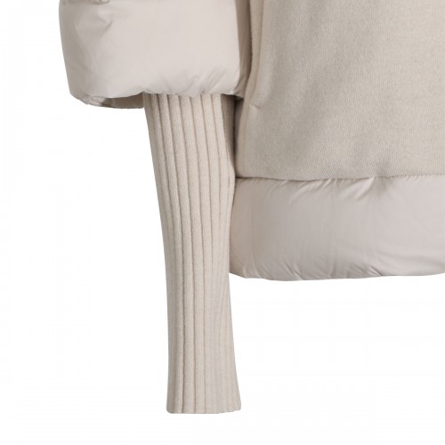 CREAM PUFFER MEDEA DOWN JACKET