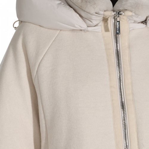 CREAM PUFFER MEDEA DOWN JACKET