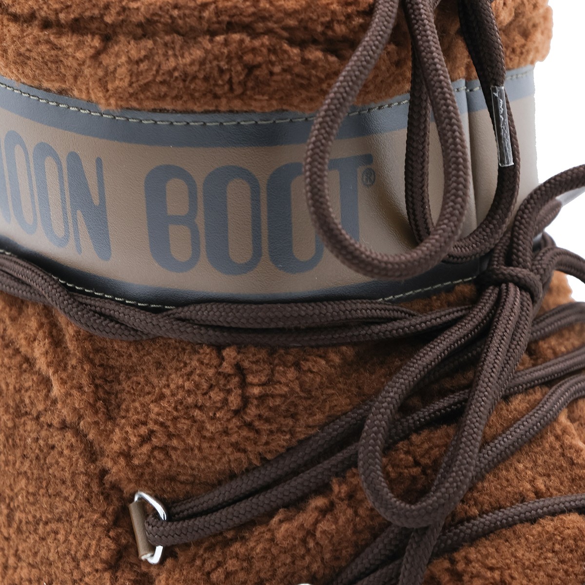BROWN ICON LOW FLEECE BOOTS