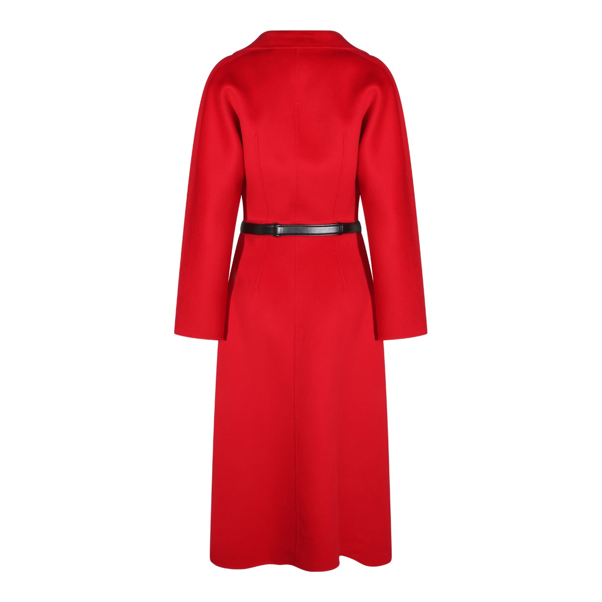 RED PASSION WOOL LONG COAT