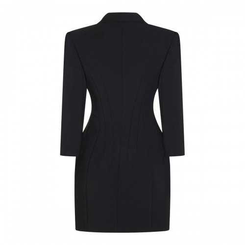 BLACK STRETCH BLAZER DRESS 2