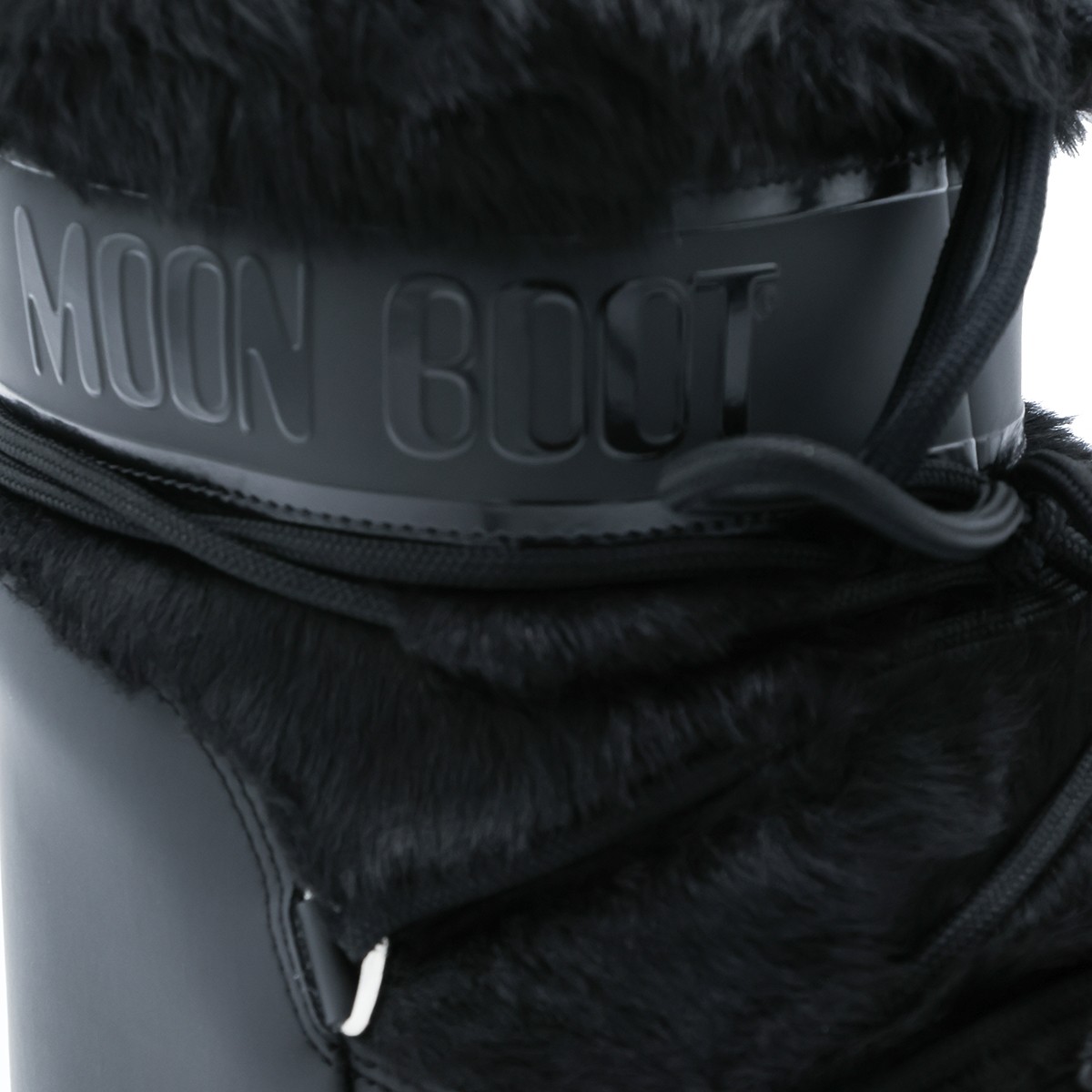 BLACK ICON LOW FAUX FUR BOOTS