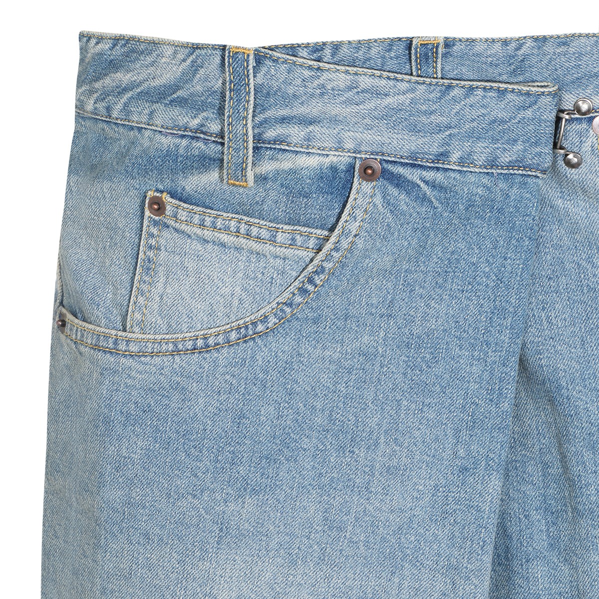 BLUE DENIM USED JEANS