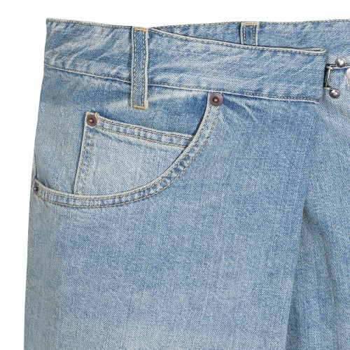 BLUE DENIM USED JEANS