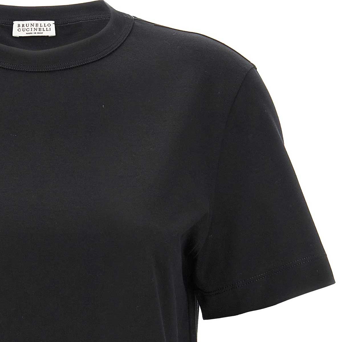 DARK GREY COTTON T-SHIRT