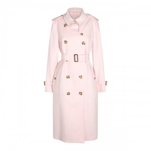 PINK CASHMERE TRENCH COAT