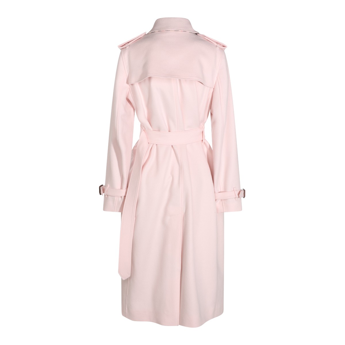 PINK CASHMERE TRENCH COAT