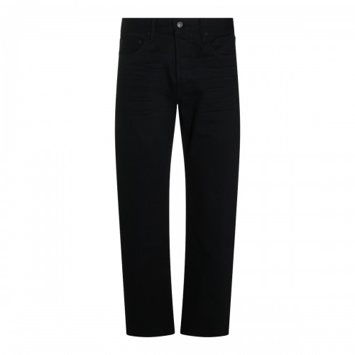 BLACK COTTON JEANS