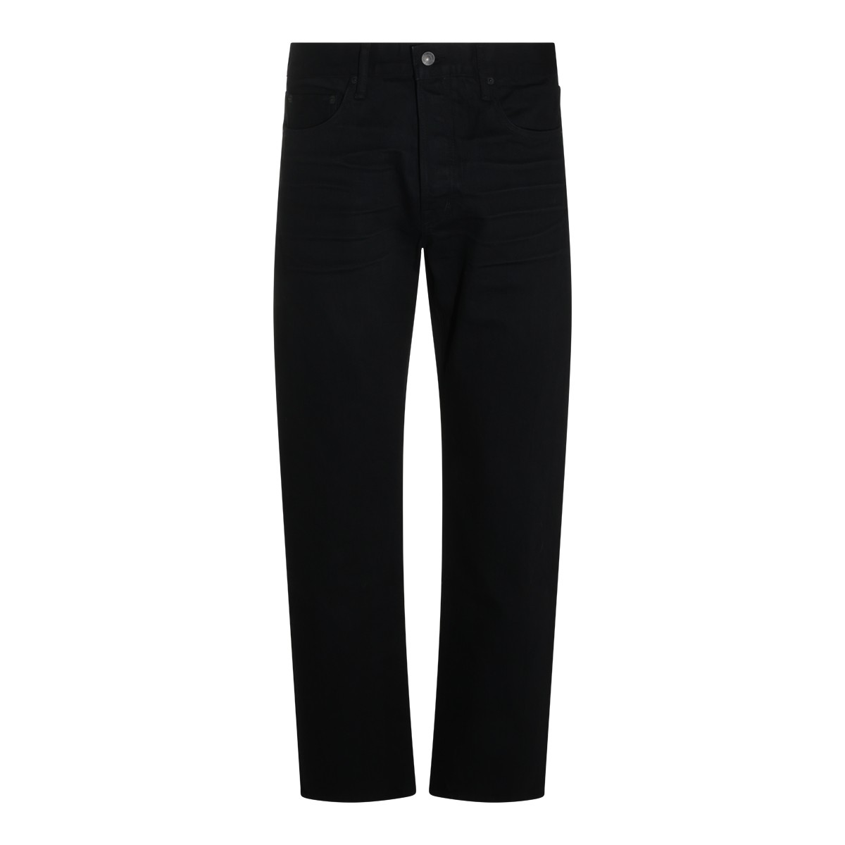 BLACK COTTON JEANS