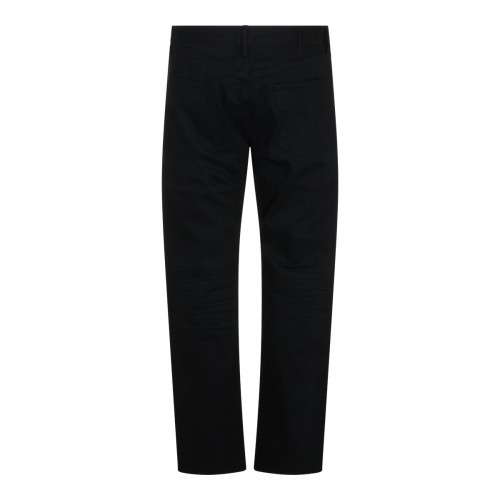 BLACK COTTON JEANS